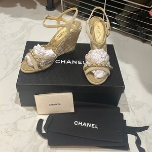 Chanel wedges